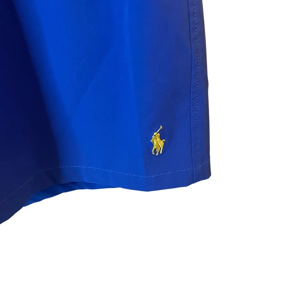 Polo Ralph Lauren Swim Trunks Mens 3XLT Tall Blue Mesh Lined Beach Suit Summer